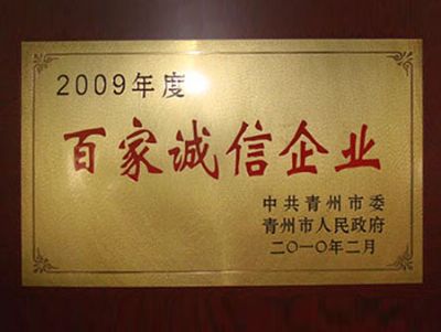 點(diǎn)擊查看詳細(xì)信息<br>標(biāo)題：2009年度百家誠(chéng)信企業(yè) 閱讀次數(shù)：3102